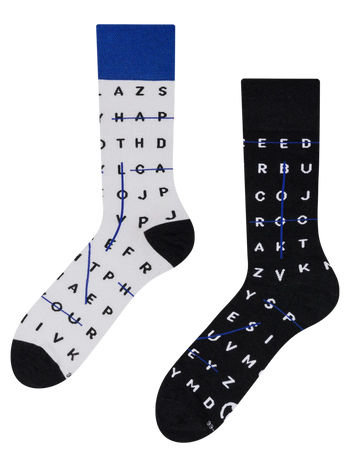Bamboo Regular Socks Word Search