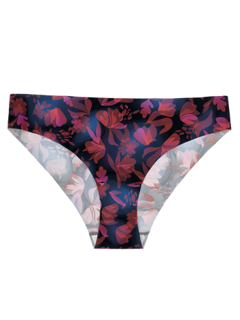 Women's Traceless Briefs Night Flowers