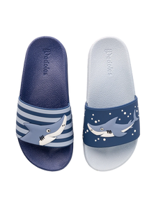 Kids' Slides Grey Shark