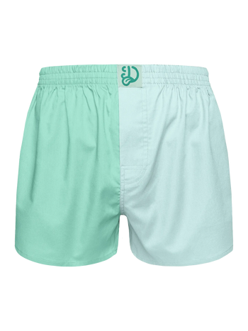 Turquoise & Blue Men's Boxer Shorts