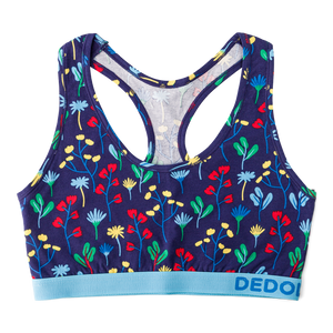 Women's Bralette Aquarelle Flowers