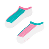 Pink & Turquoise Active Sneaker Socks