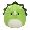Squishmallows Fuzzamallows Tristan the Green Triceratops, 30 cm