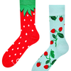 Bamboo Regular Socks Little Strawberries
