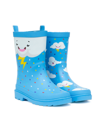 Kids' Rain Boots Rainy Clouds