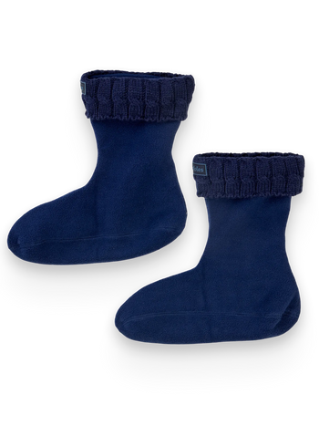 Insulated Boot Socks for Rain Boots Deep Blue