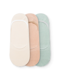 Sandy Beach Classic No Show Socks 3-pack