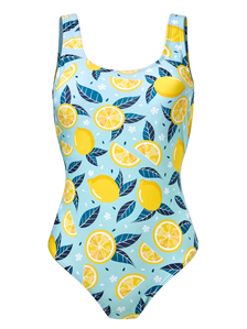 Women's One-Piece Swimsuit Summer Lemons