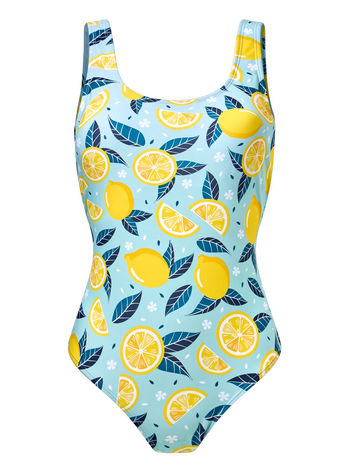 Women's One-Piece Swimsuit Summer Lemons