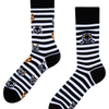 Regular Socks Cats & Stripes