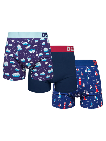 Men's Trunks 3-Pack Water & Air