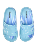 Blue Marble Women's Platform Slides