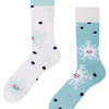 Warm Socks Happy Snowflakes