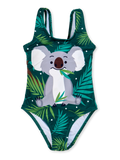 Girls' Swimsuit Koala & Leaves