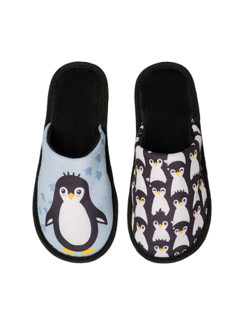 Slippers Winter Penguin