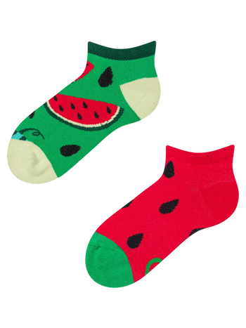 Kids' Ankle Socks Watermelon Season