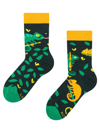 Kids' Socks Hunting Chameleon