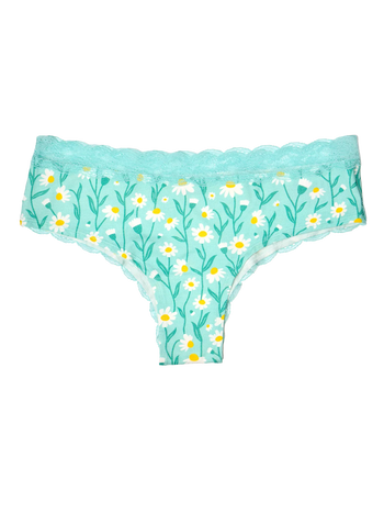 Women´s Lace Briefs Turquoise Chamomile