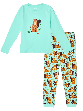 Women's Pyjamas Squirrel in the Woods