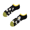 Sneaker Socks Daisies at Night