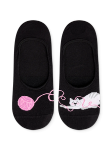 No Show Socks Cat & Ball