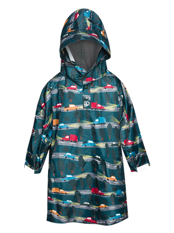 Kids' Raincoat Night Cars