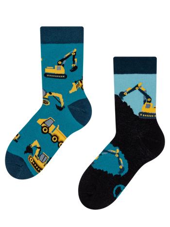 Kids' Socks Excavator