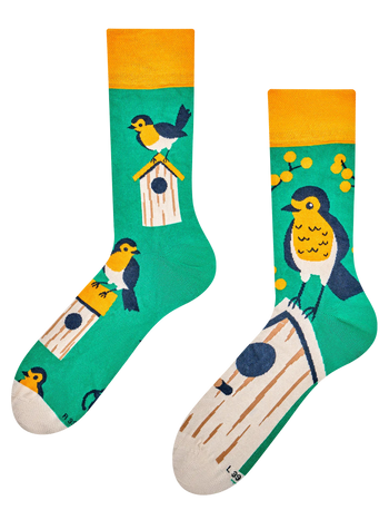 Bamboo Regular Socks Birdhouse