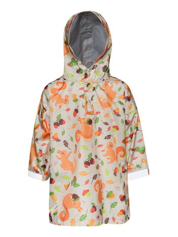 Kids' Raincoat Squirrel & Nuts