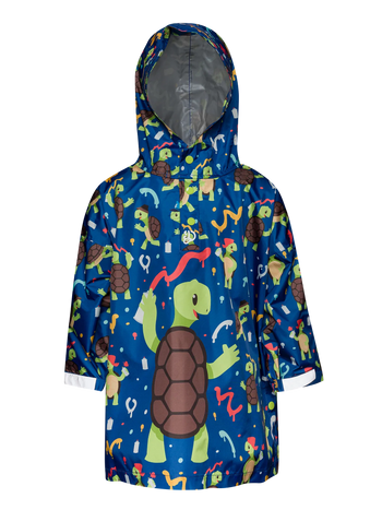Kids' Raincoat Turtle the Artist