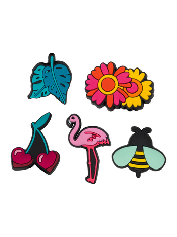 Shoelace charms Garden 5-pack
