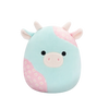 Squishmallows Yamaris the Mint and Pink Floral Cow, 20 cm
