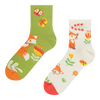 Crew Socks Fox & Butterflies