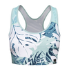 Gym Top Blue Leaves