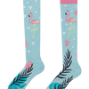Knee High Socks Love Flamingos