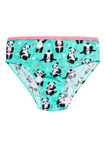 Girls' Briefs Panda & Hearts