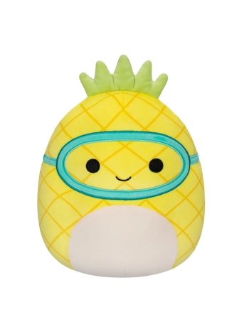 Squishmallows Maui the Pineapple with Scuba Mask, 20 cm