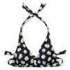 Triangle Bikini Top Daisies at Night