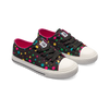 Kids' Canvas Shoes Neon Dots