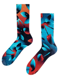 Regular Ribbed Socks Dark Cherries