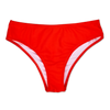 Vivid Red Midwaist Bikini Briefs