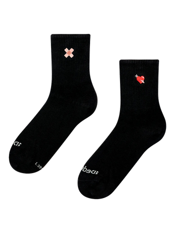 Ribbed Mid Calf Socks Still Healing