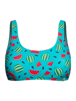 Sporty Bikini Top Watermelon Season