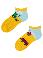 Kids' Ankle Socks Tractor