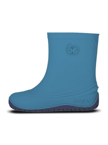 Kids' Barefoot Rain Boots Be Lenka Pudds - Aqua Blue