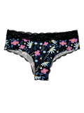 Women´s Lace Briefs Purple Flowers