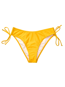 Gold Yellow Adjustable Bikini Briefs