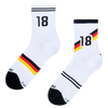 Ribbed Mid Calf Socks German Football Legend