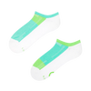 Green & Mint Active Sneaker Socks