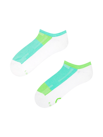 Green & Mint Active Sneaker Socks